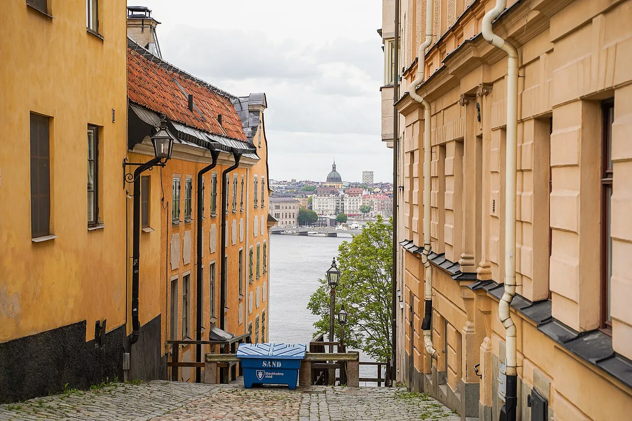 Katarina kyrkobacke, Södermalm, Stockholm.