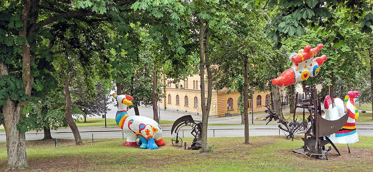 The Moderna Museet sculpture park on Skeppsholmen, Stockholm.