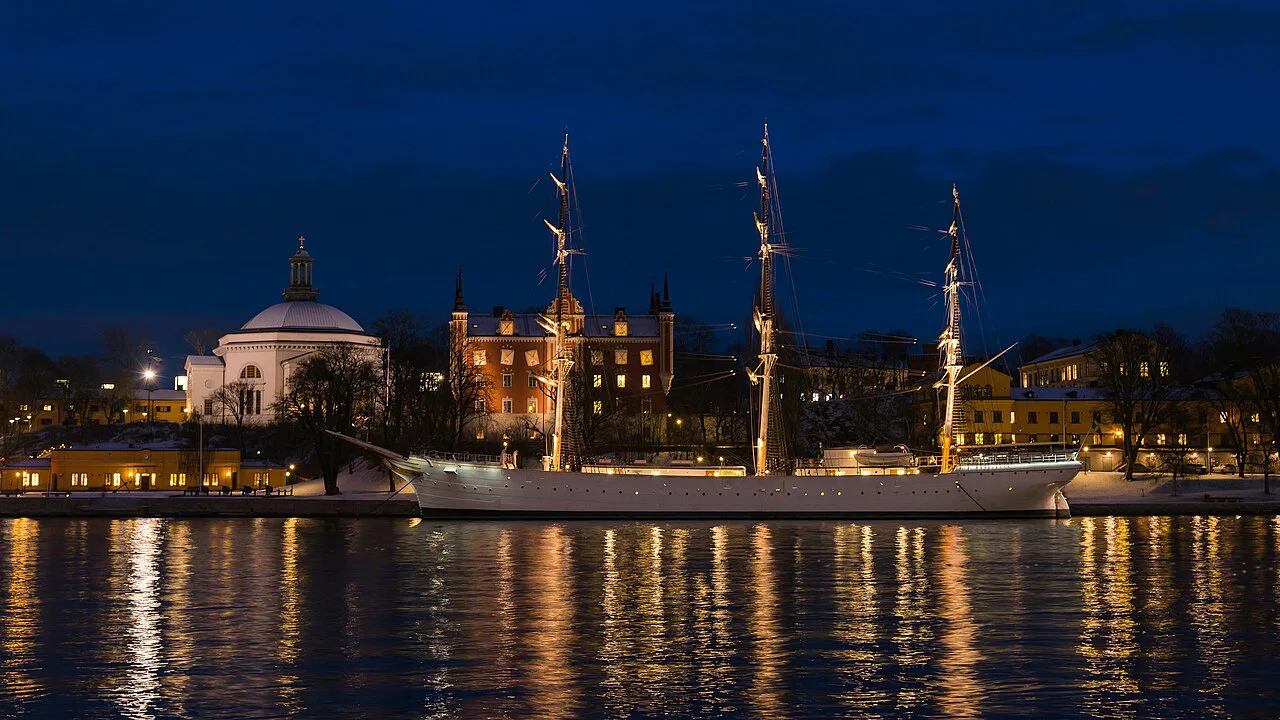 The af Chapman ship at Skeppsholmen, Stockholm.