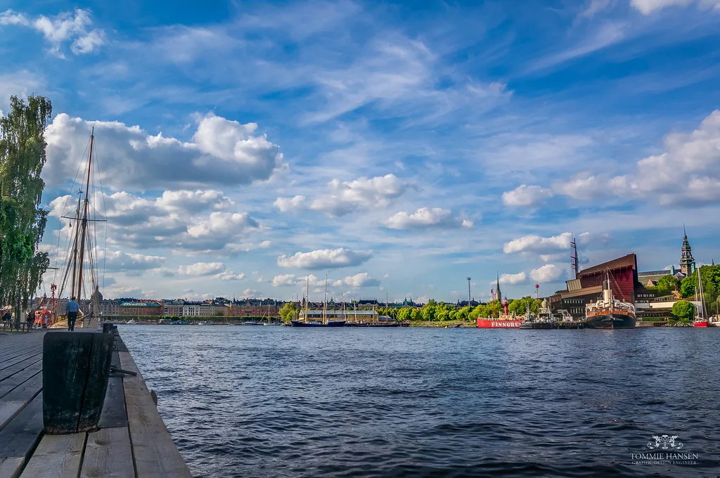 Djurgården seen from Skeppsholmen, Stockholm.