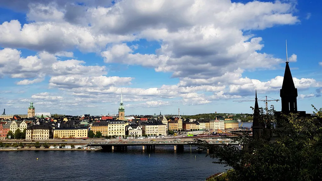 Gamla Stan from across the water, Stockholm.
