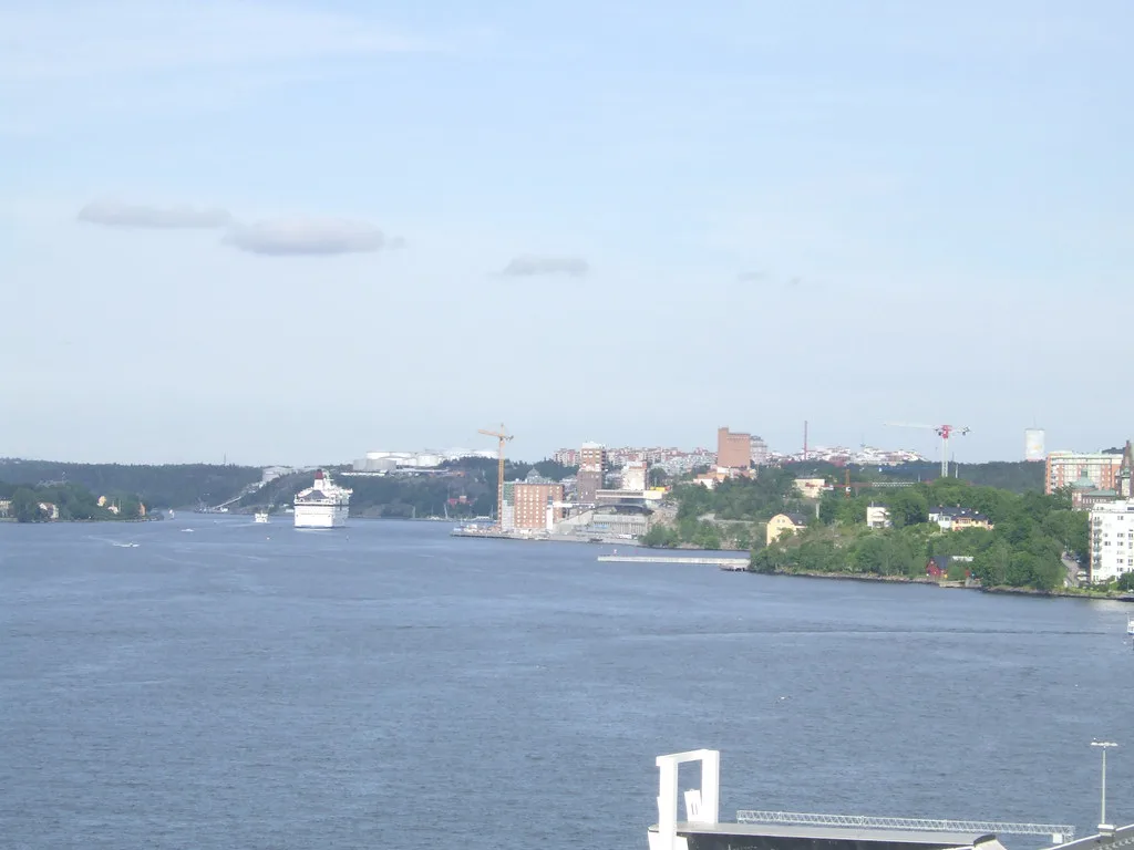 The view from Södermalm over the water, Stockholm.