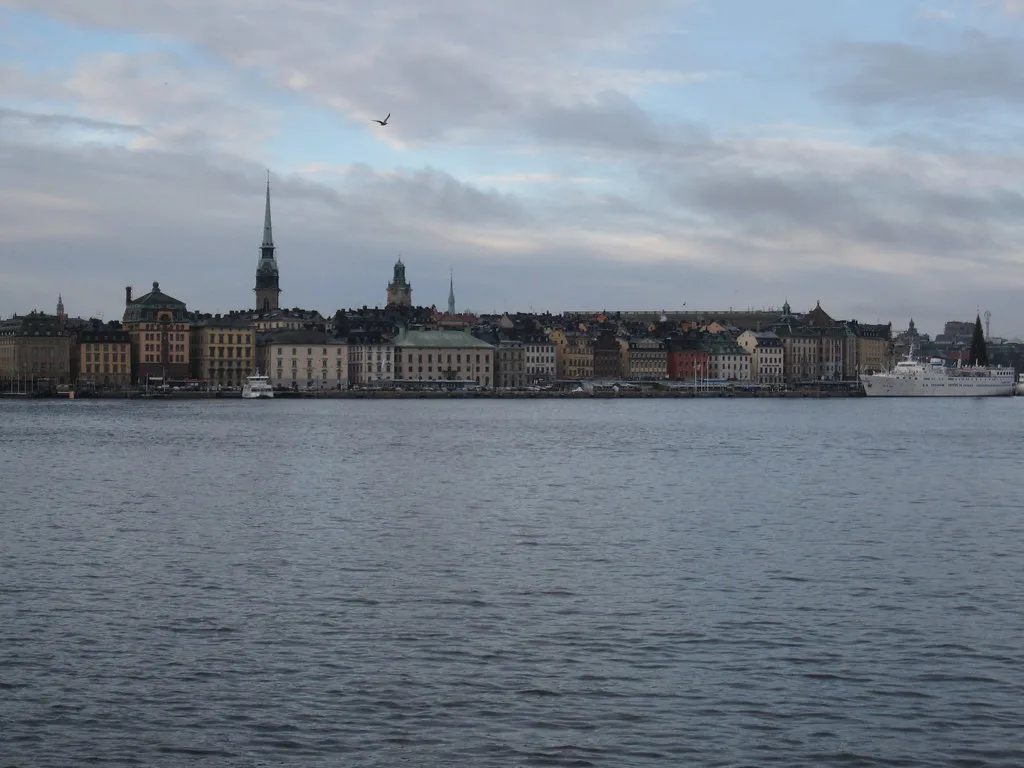 Gamla Stan across the water, Stockholm.