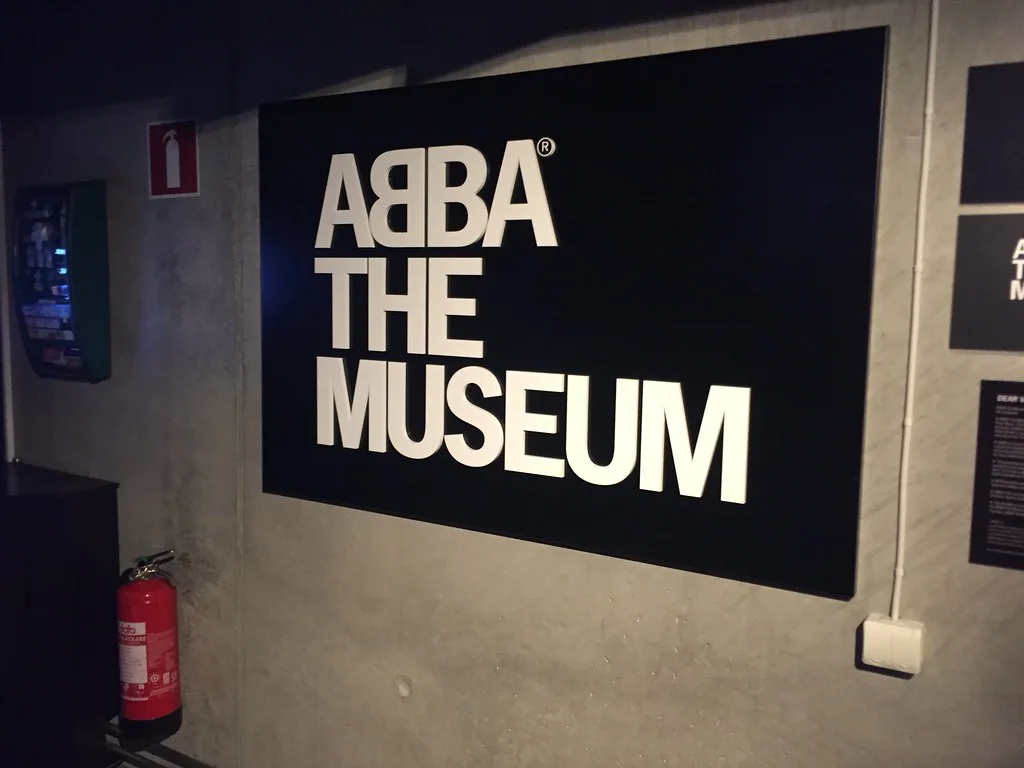 The ABBA The Museum sign, Stockholm.