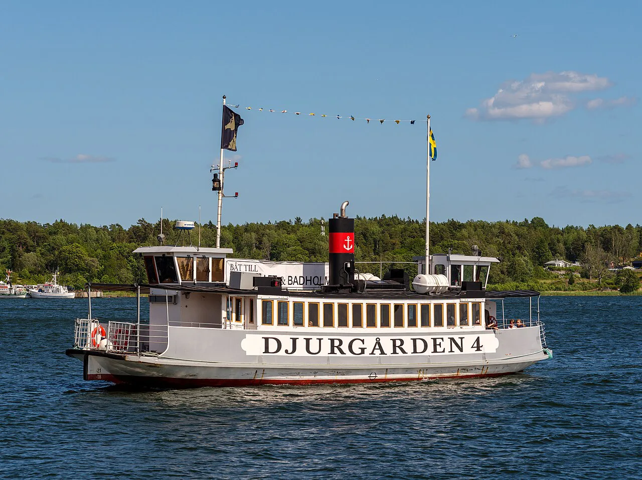A Djurgården ferry, Stockholm.