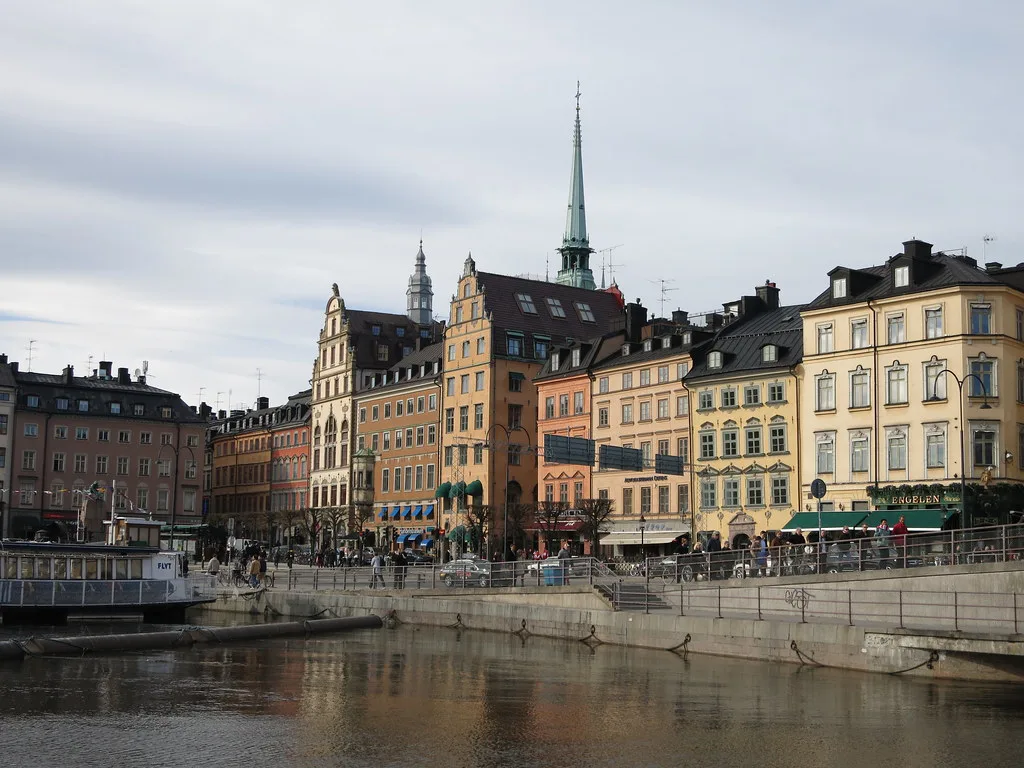 Gamla Stan's waterfront, Stockholm.