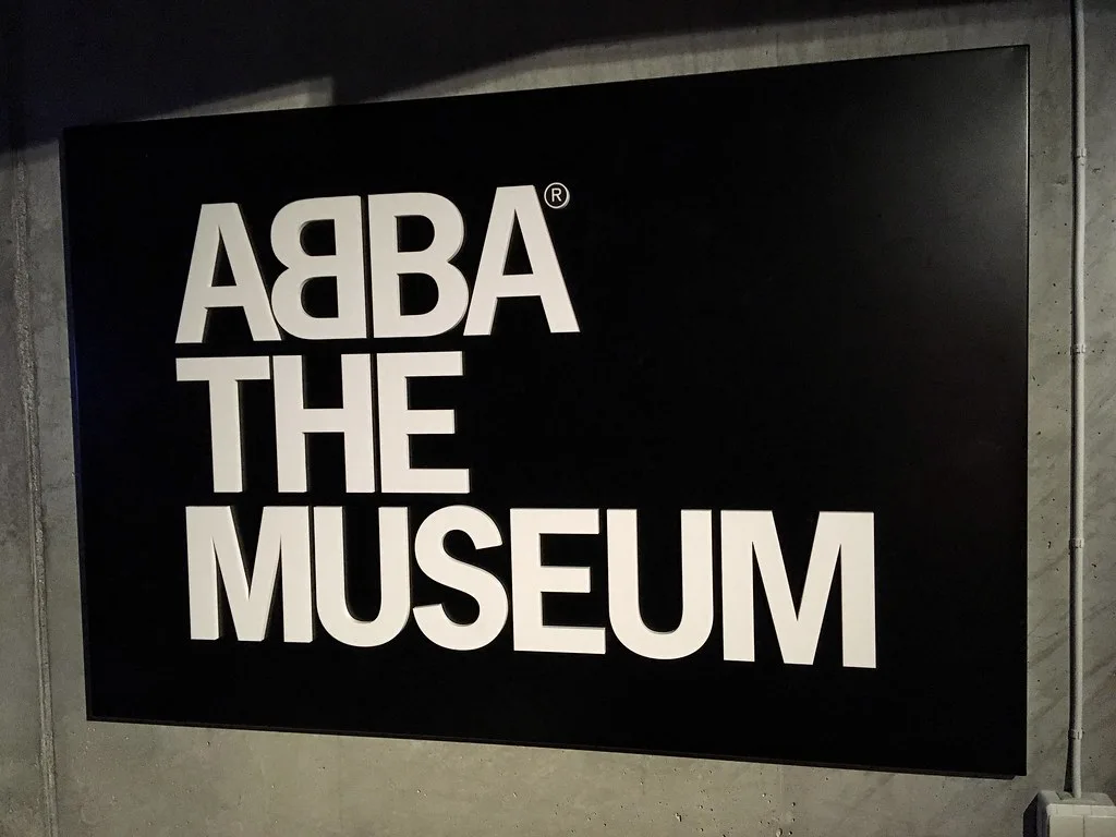 The ABBA The Museum sign, Stockholm.