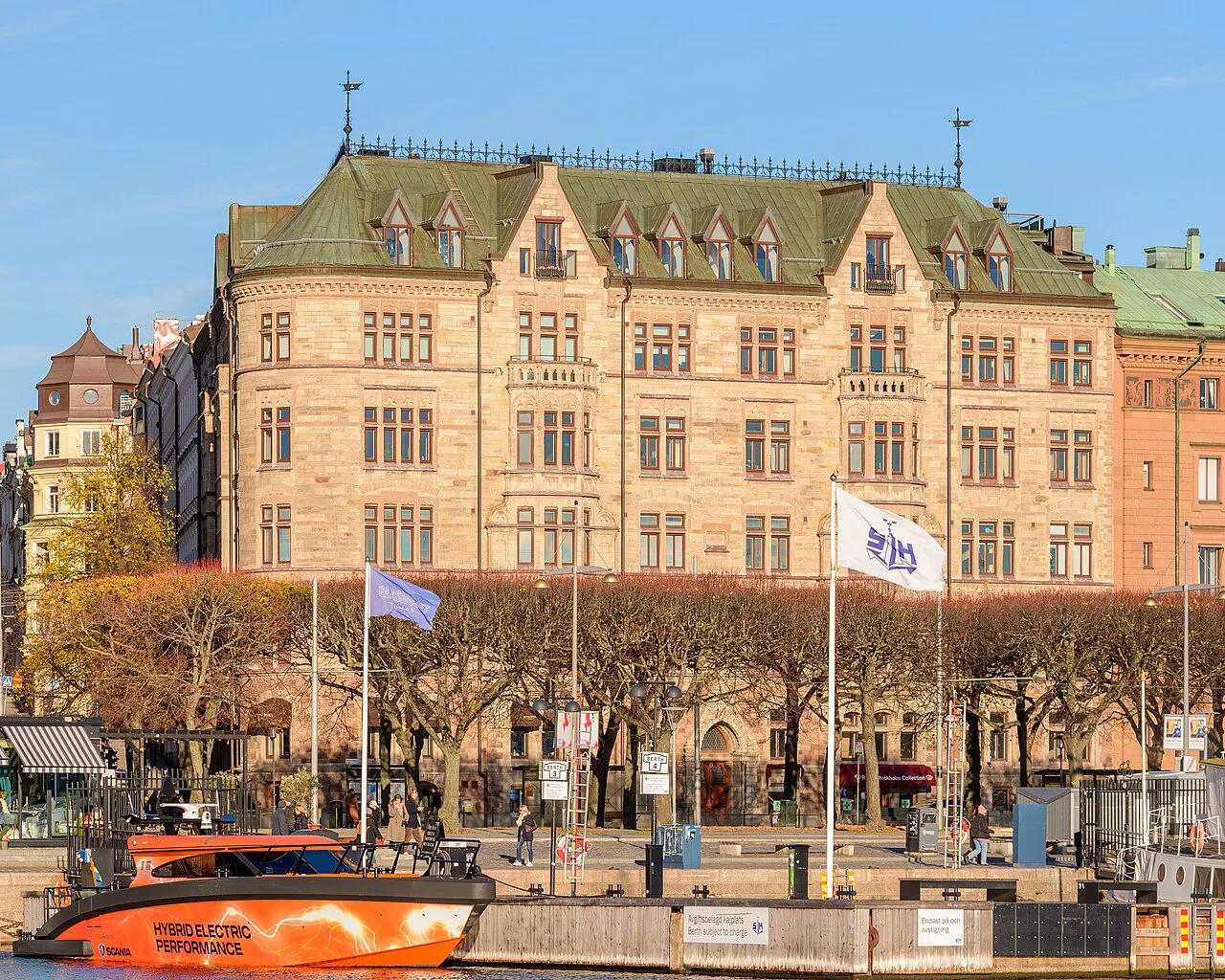 Strandvägen in November, Stockholm.