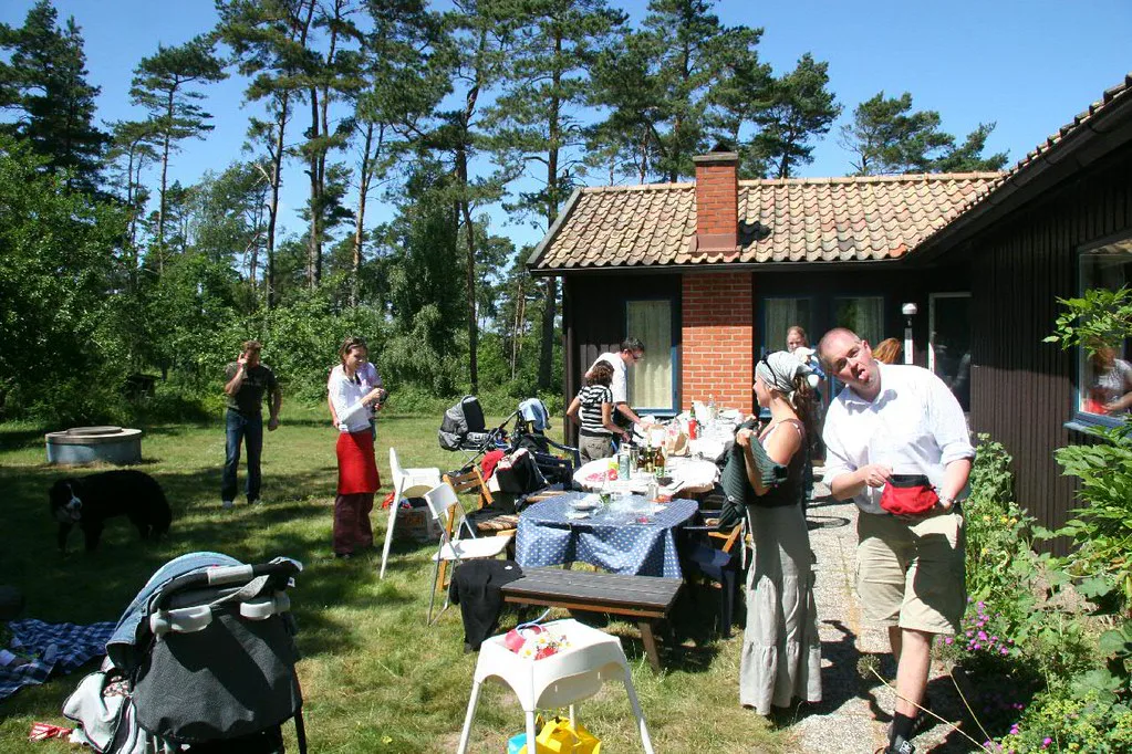 A Midsummer celebration on Skäret.