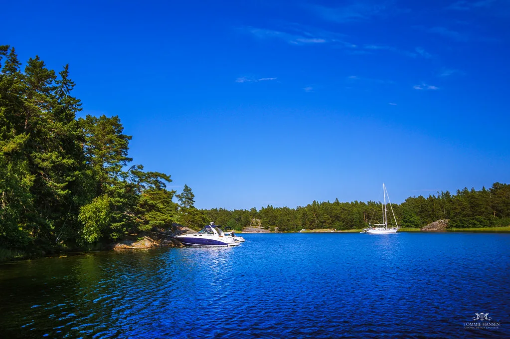 A bay at Fjärdlång, Stockholm archipelago.