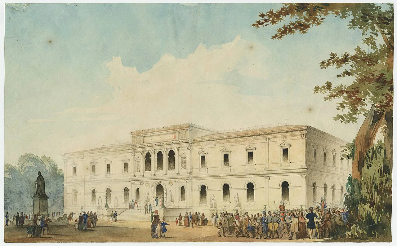 An early design for the Nationalmuseum, Stockholm.