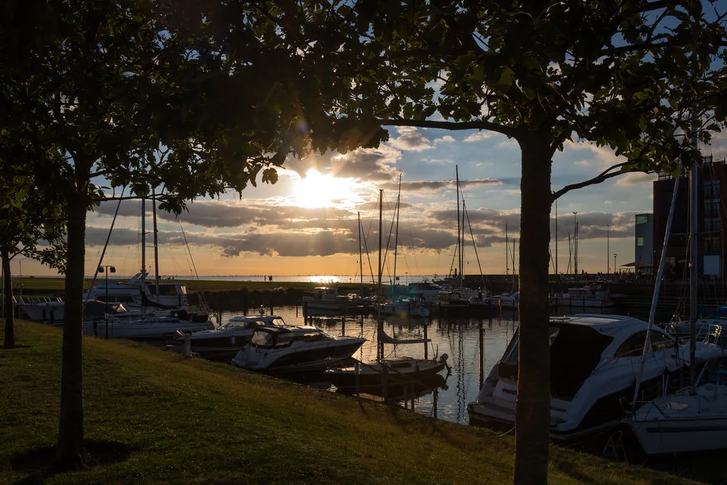 Boats at Västra Hamnen, Malmö.