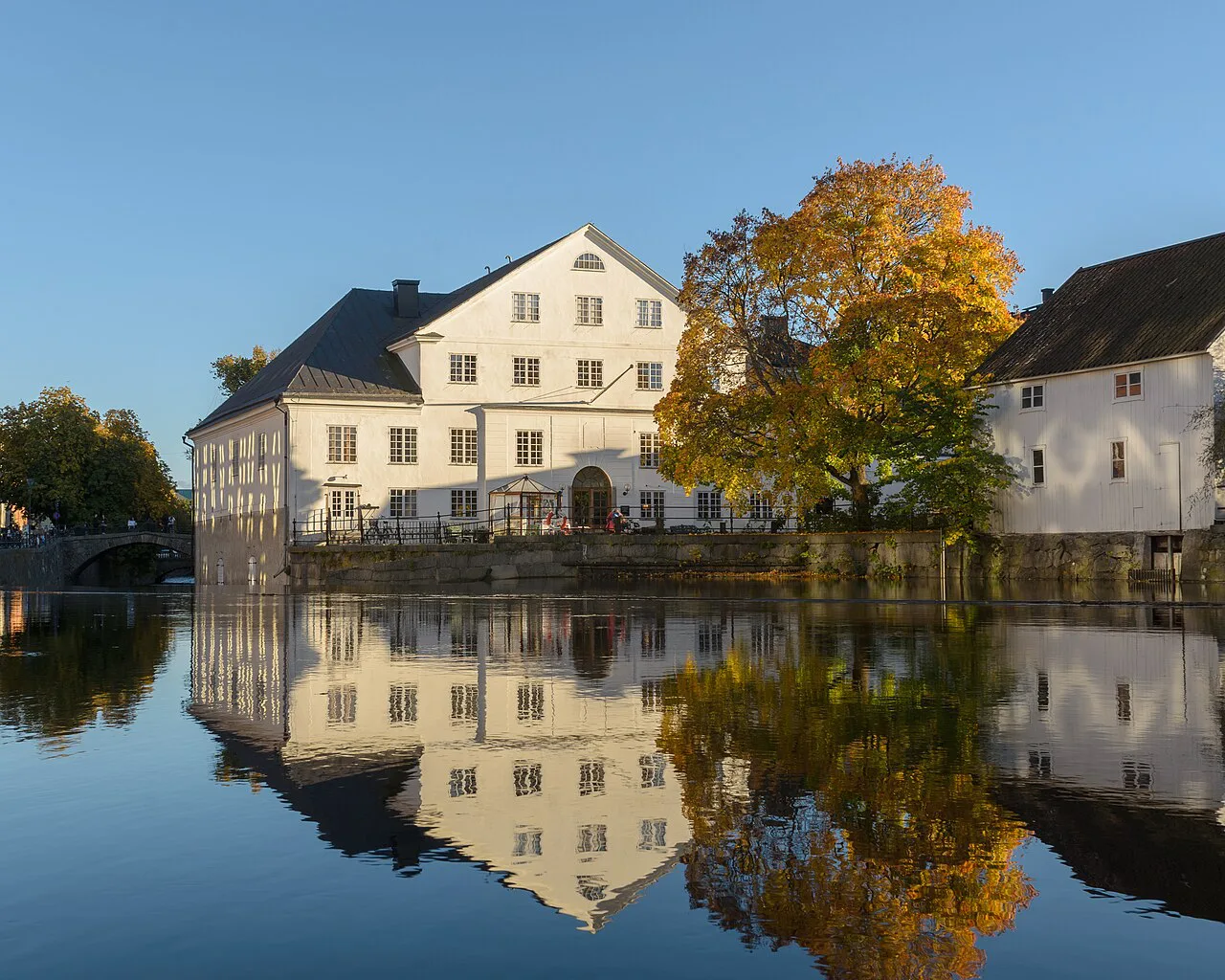The Upplandsmuseet beside the Fyris river, Uppsala.