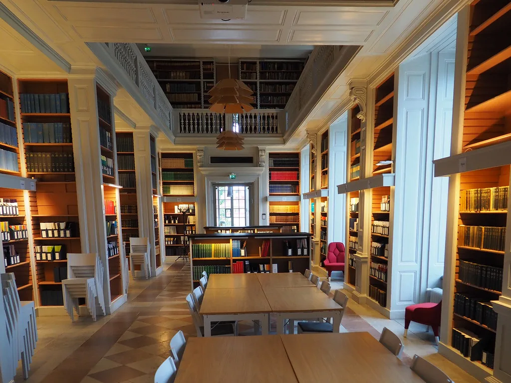 Inside Carolina Rediviva, Uppsala University Library.