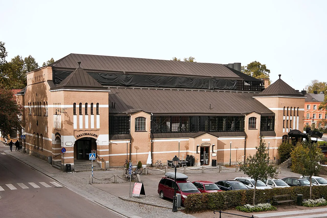 Uppsala's market hall (Saluhallen).