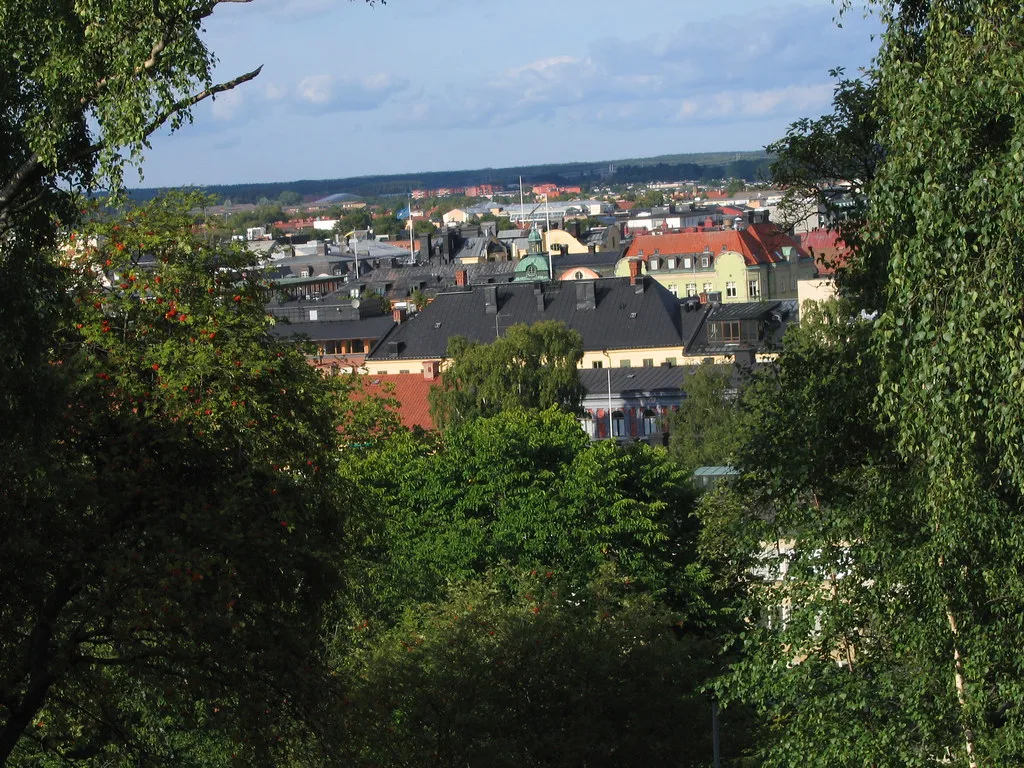 View over Uppsala.