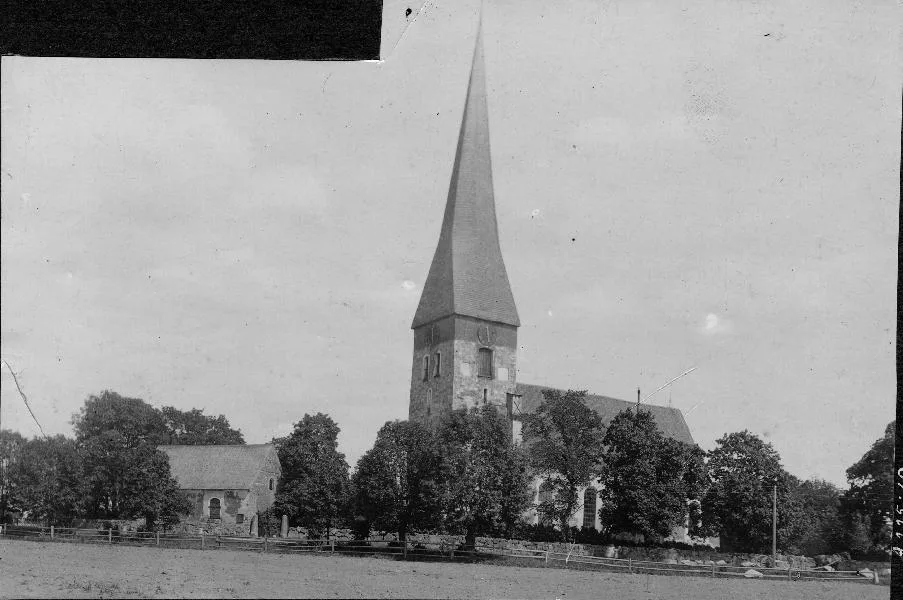 Vaksala Church, Uppsala, in an archive photograph.