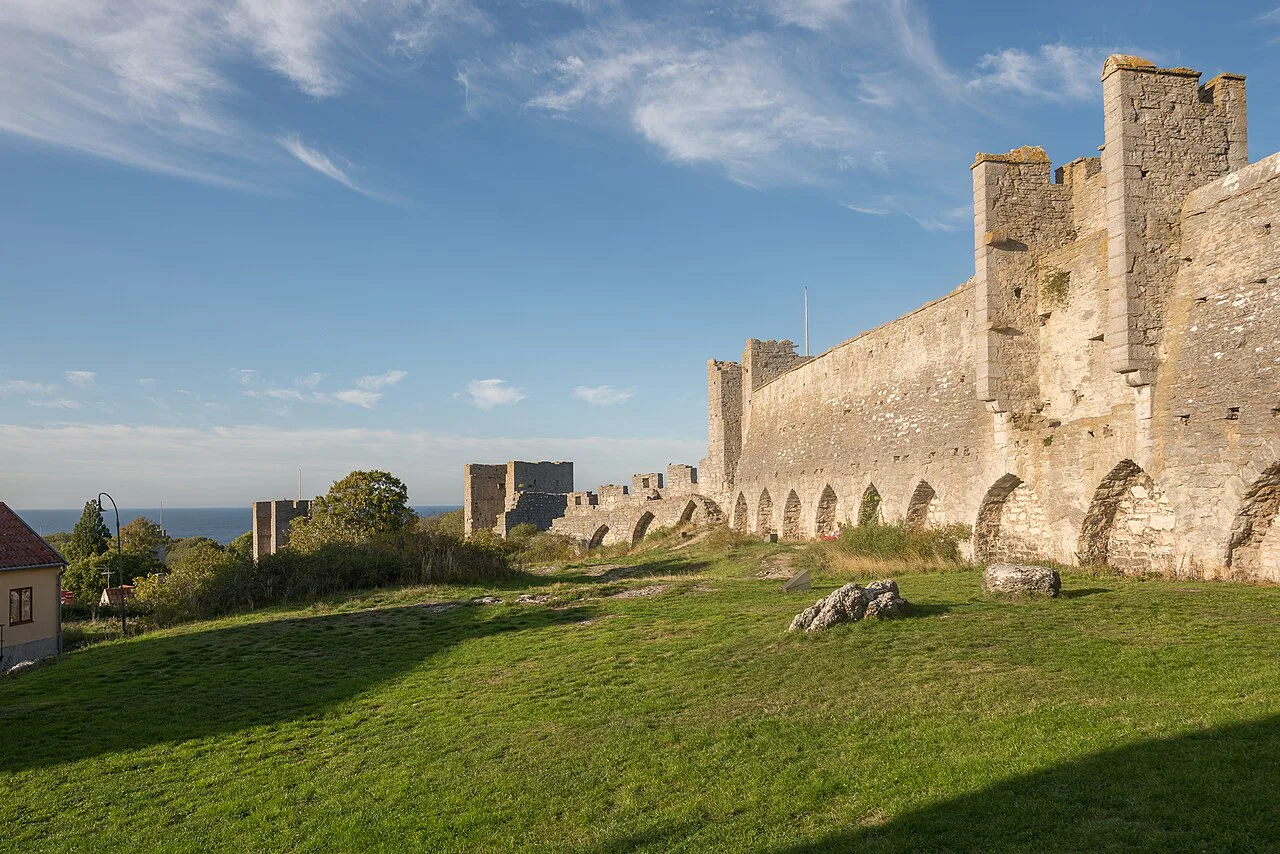 Visby's city wall.