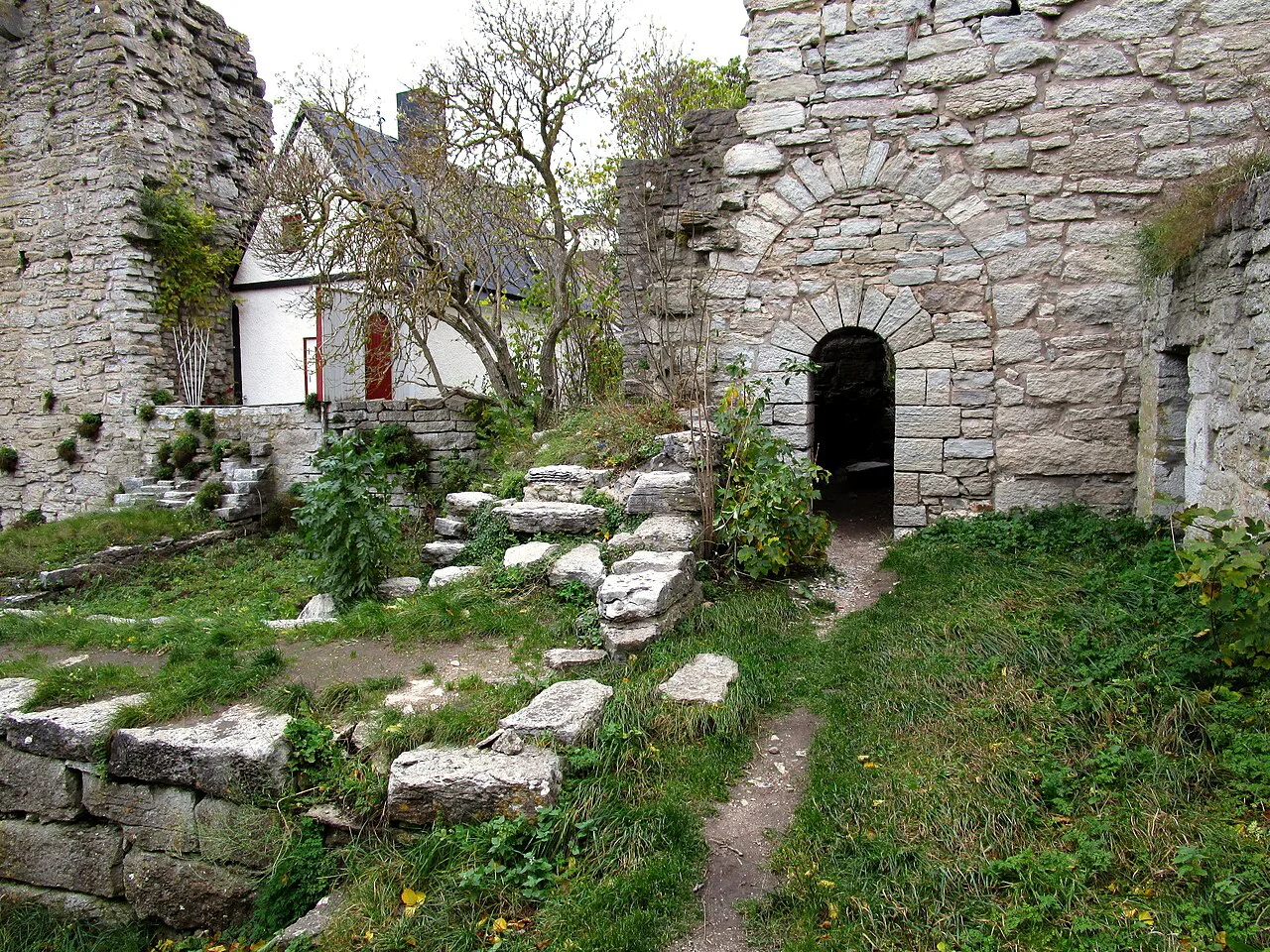 Medieval ruins in Visby.