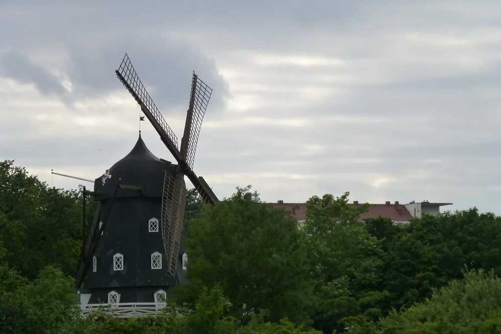 A windmill in Malmö.