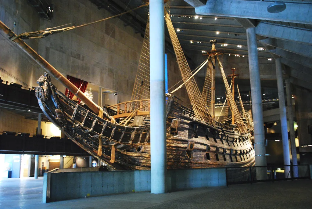 The Vasa in the Vasa Museum, Stockholm.