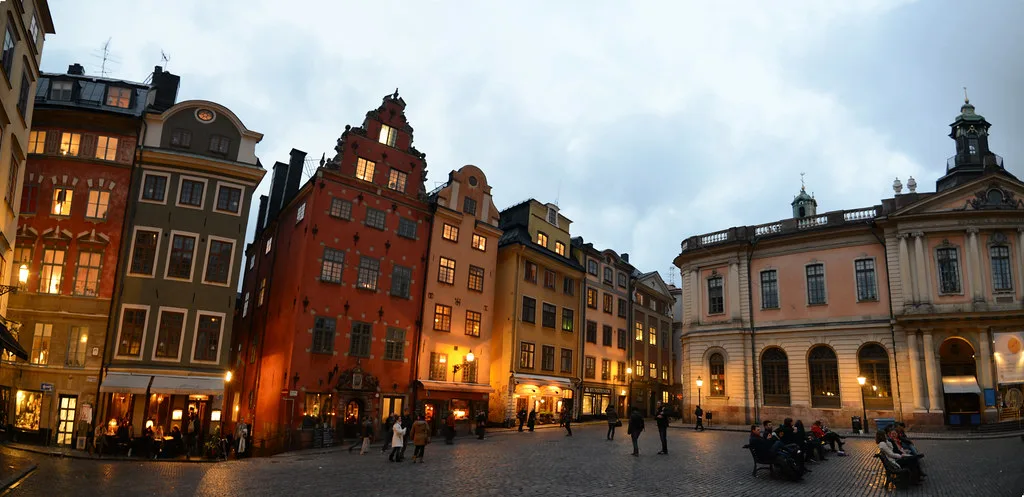 Stortorget panorama, Gamla Stan, Stockholm.