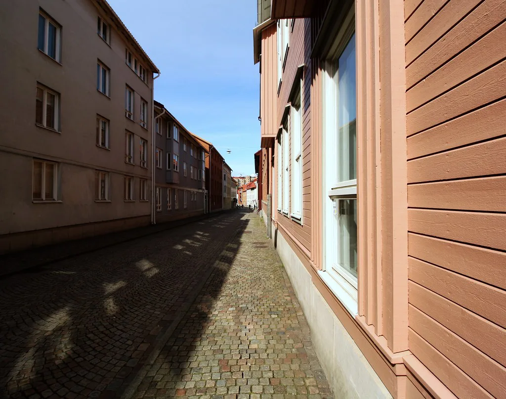 A street in Haga, Gothenburg.